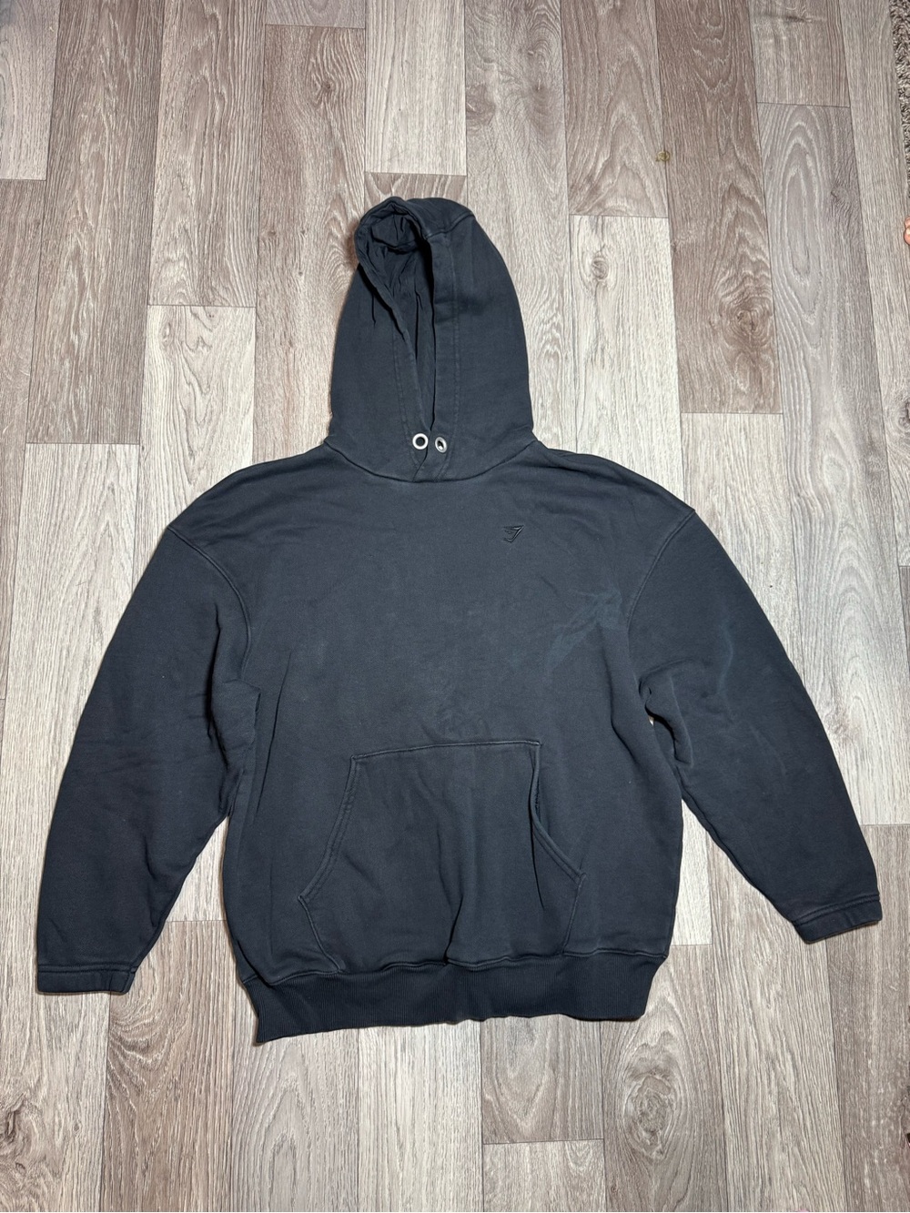 Gymshark Black Athletic Hoodie Pullover Sweatshirt Men's Size Medium